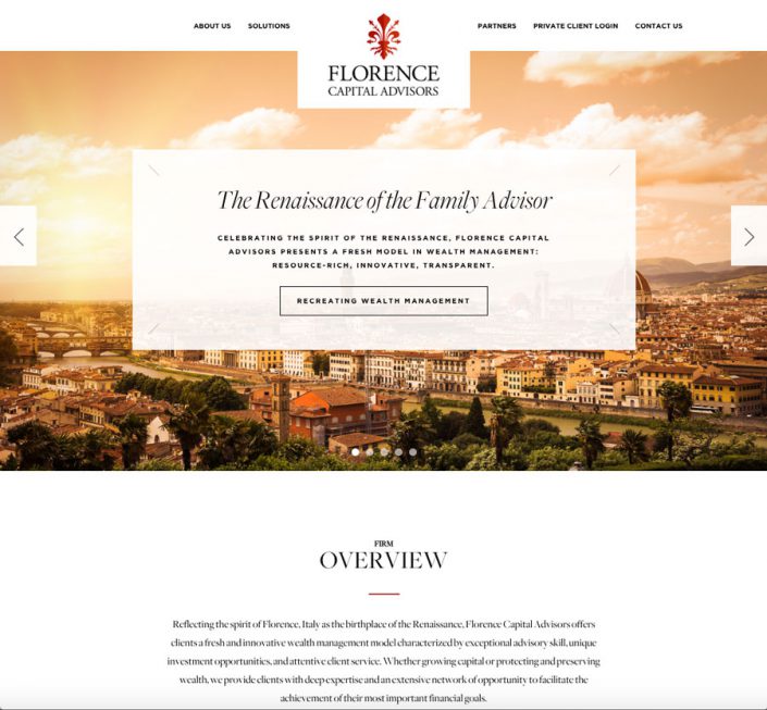 Florence Capital Advisory homepage