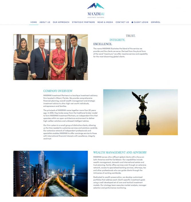 MAXIMAI homepage